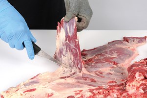 Neck and Chuck Roll – Seam Cut - Splenius Muscle Meat Cut Spec Step 30